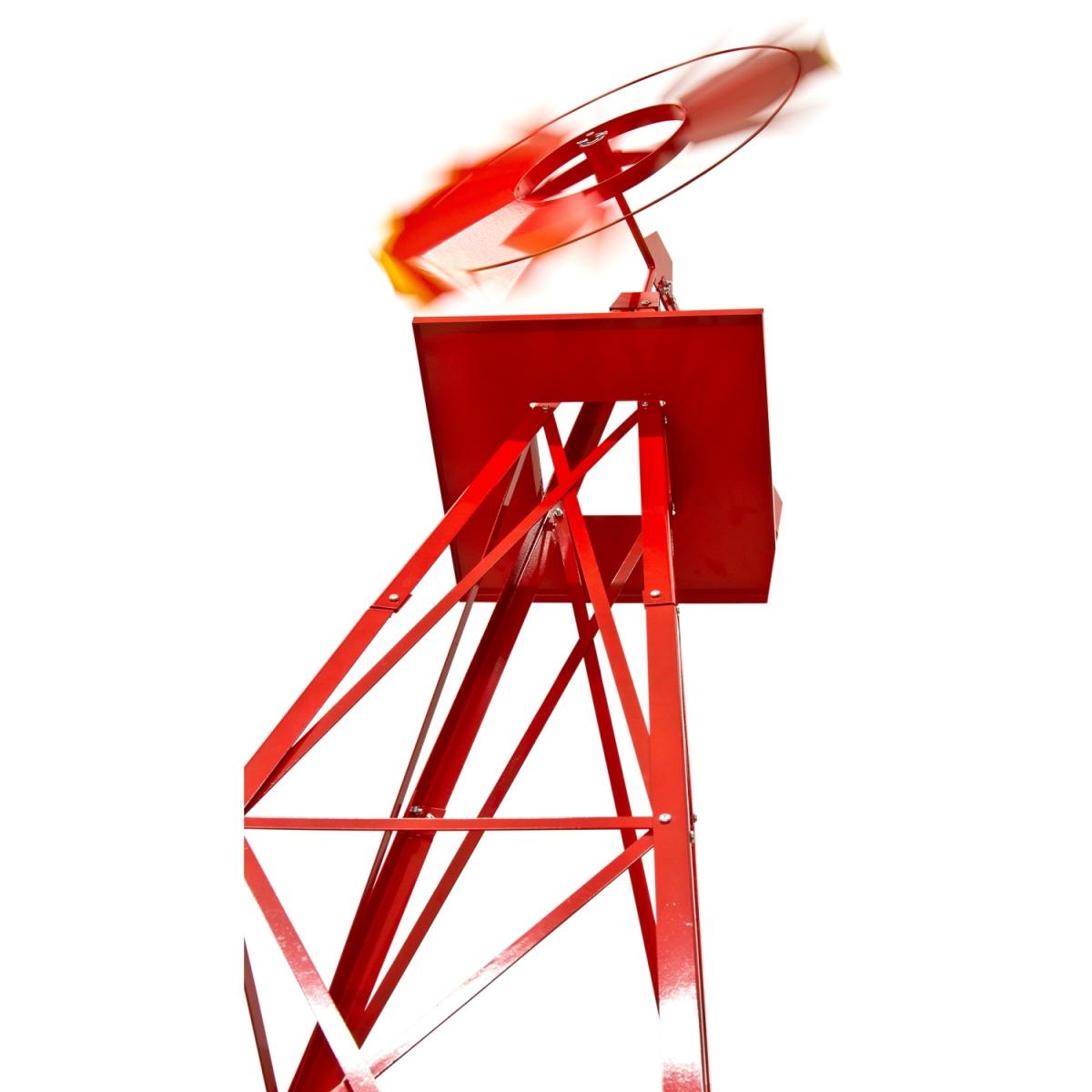 Gris ou Vert Rouge Éolienne de Jardin Disponible en 3 Couleurs Maxstore Moulin à Vent Style américain 245 cm 